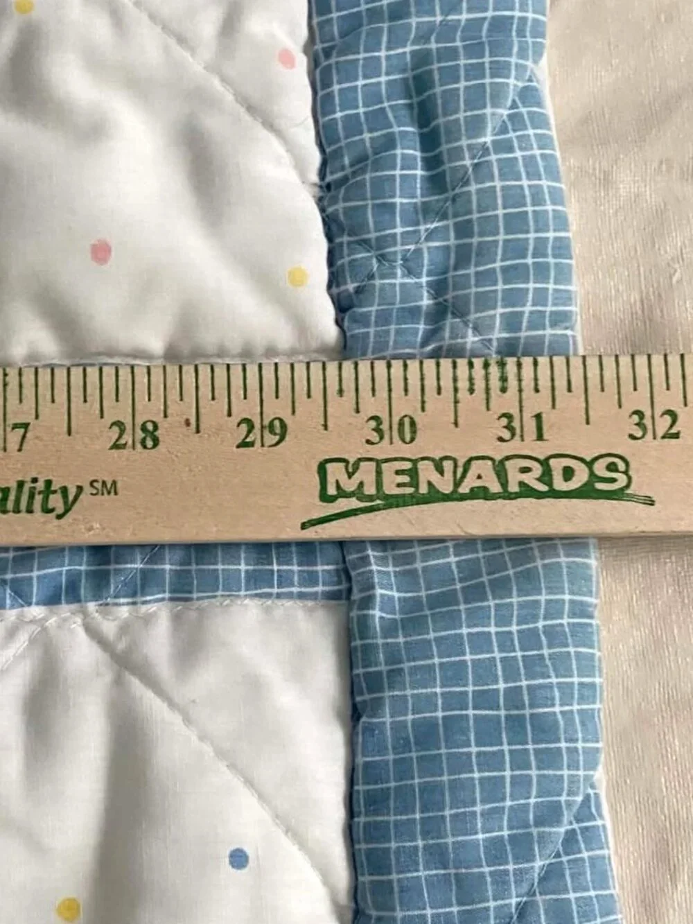 Vintage GAP Kids Teddy Bear Quilt GEAR ♥ KIDS Blue Pink Y2K Nursery
